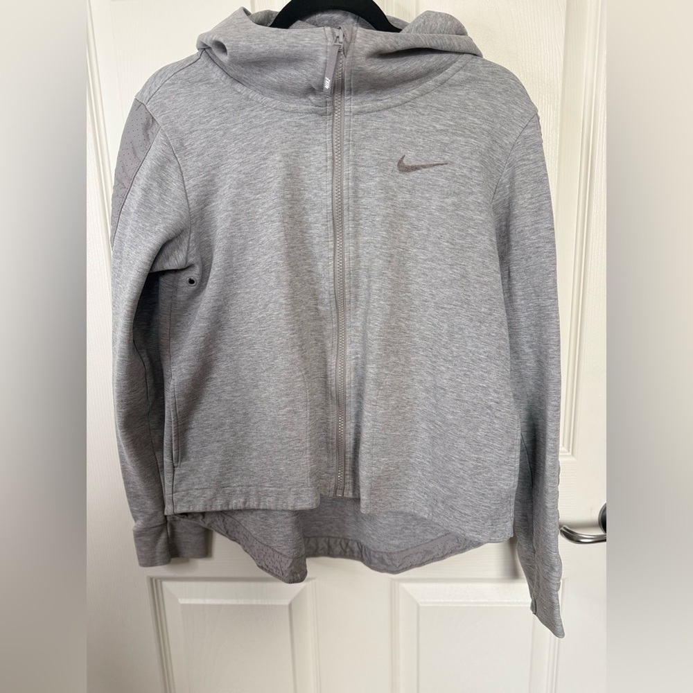Nike Advance 15 Fleece Full-Zip Hoodie - Gray (Style 725720-064) - Size Small